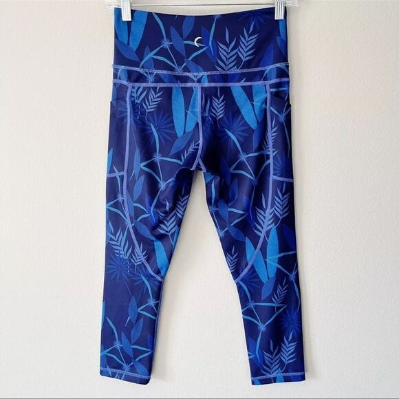 Zyia Active Azul Paradise Pocket Light n Tight Hi-Rise Capri Leggings 20” 14/16 - Picture 4 of 10